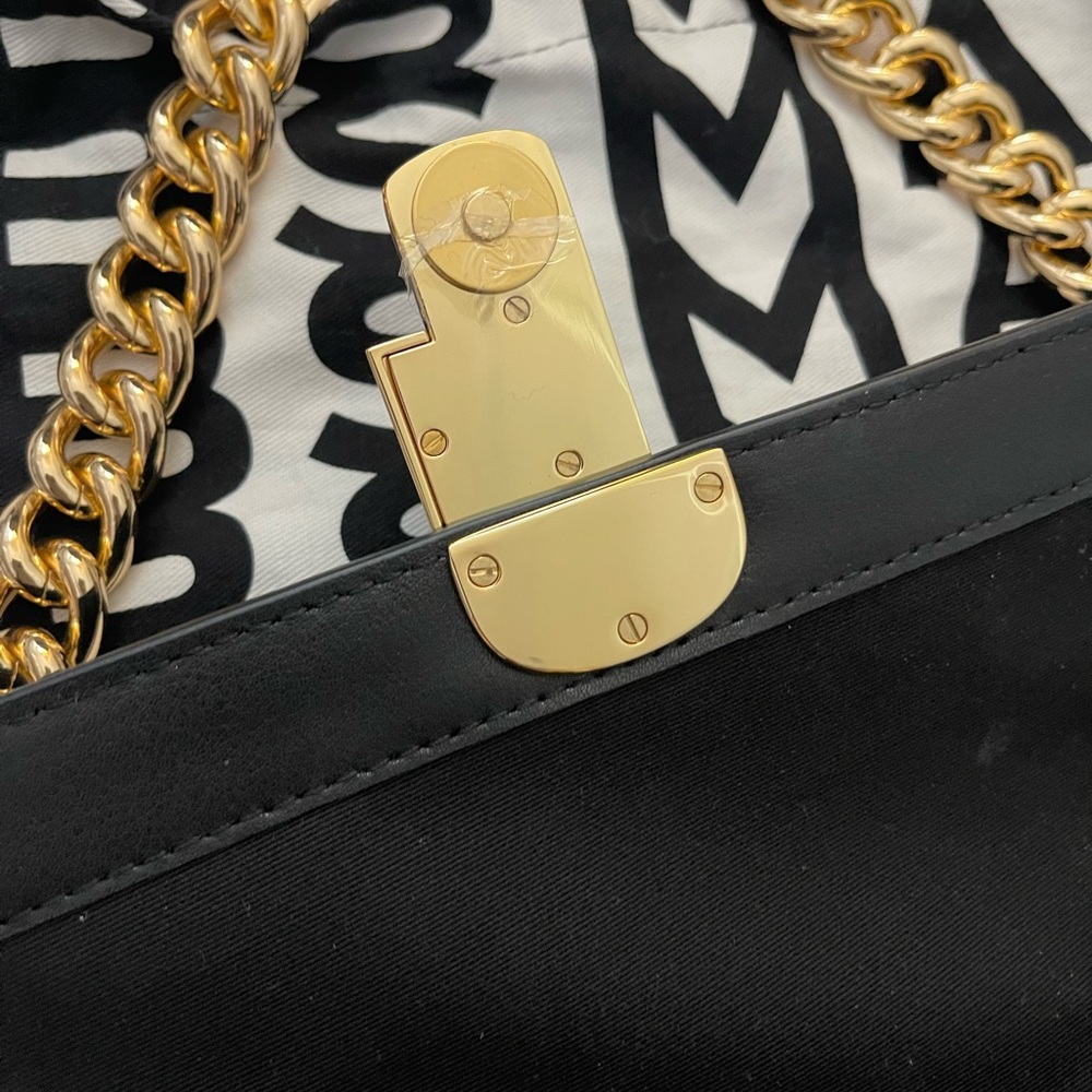 Marc Jacobs J Marc Black Crossbody Chain Shoulder Bag - Picture 4 of 6